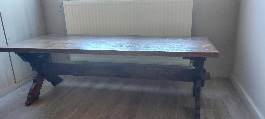 Eiken Salontafel, 100 à 150 cm, Moins de 50 cm, Enlèvement, Utilisé