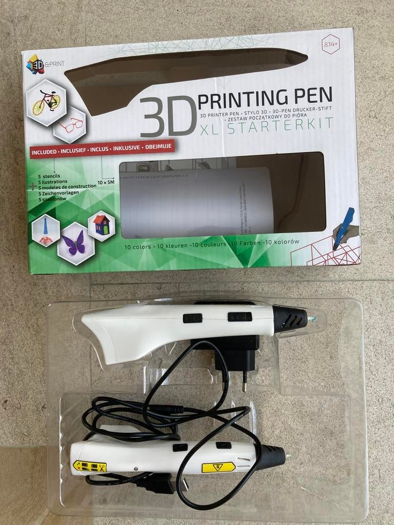 3D printerpen starterkit, Enlèvement ou Envoi, Comme neuf