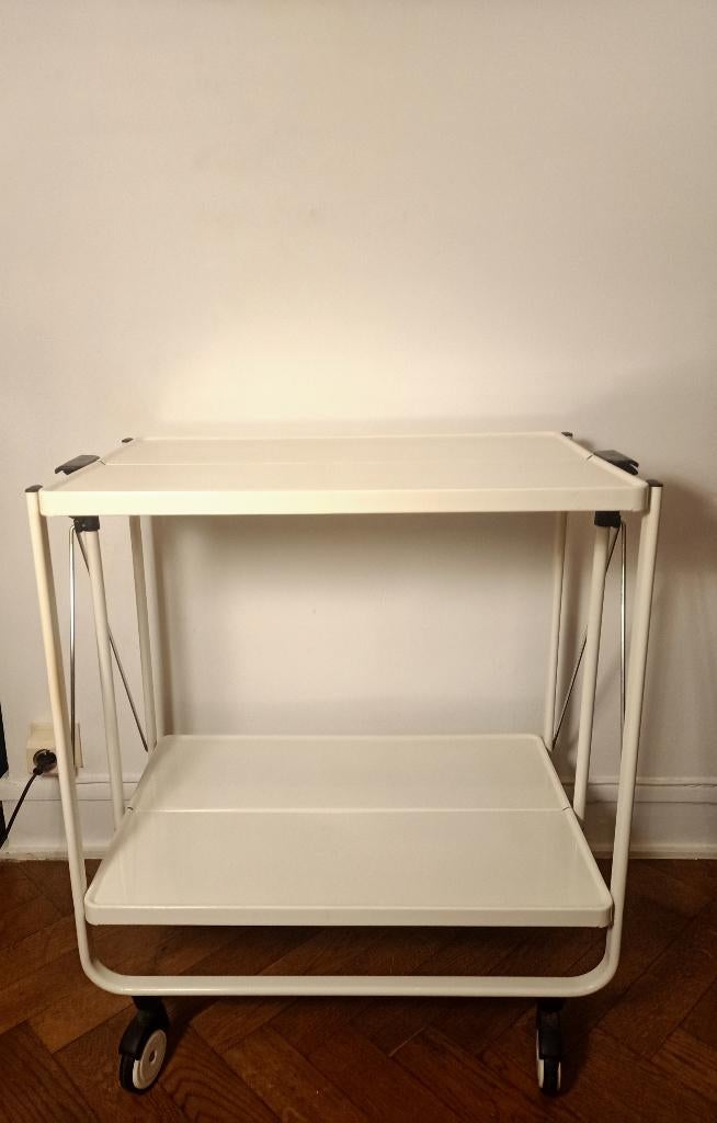 80's Trolley - Louis Lepoix, Ophalen, Gebruikt, Metaal of Aluminium, 55 tot 75 cm