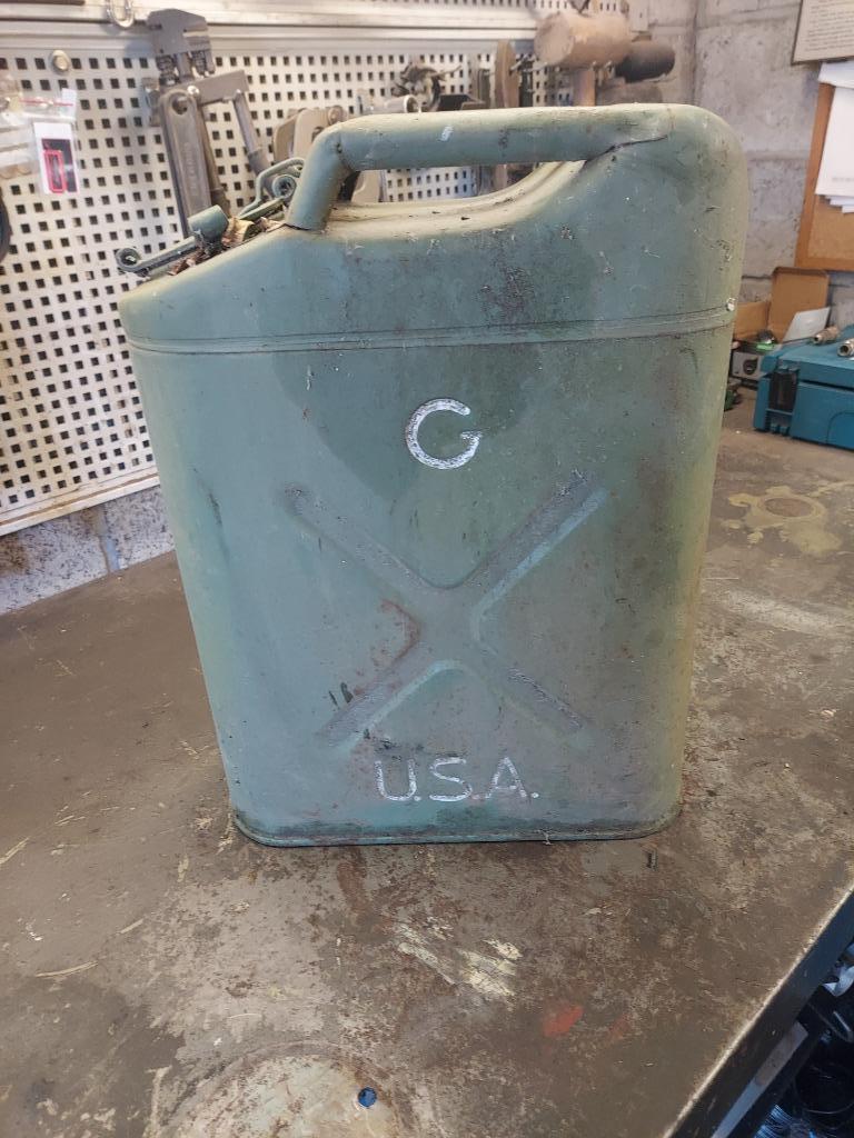 Jerrycan des États-Unis, Enlèvement, Armée de terre