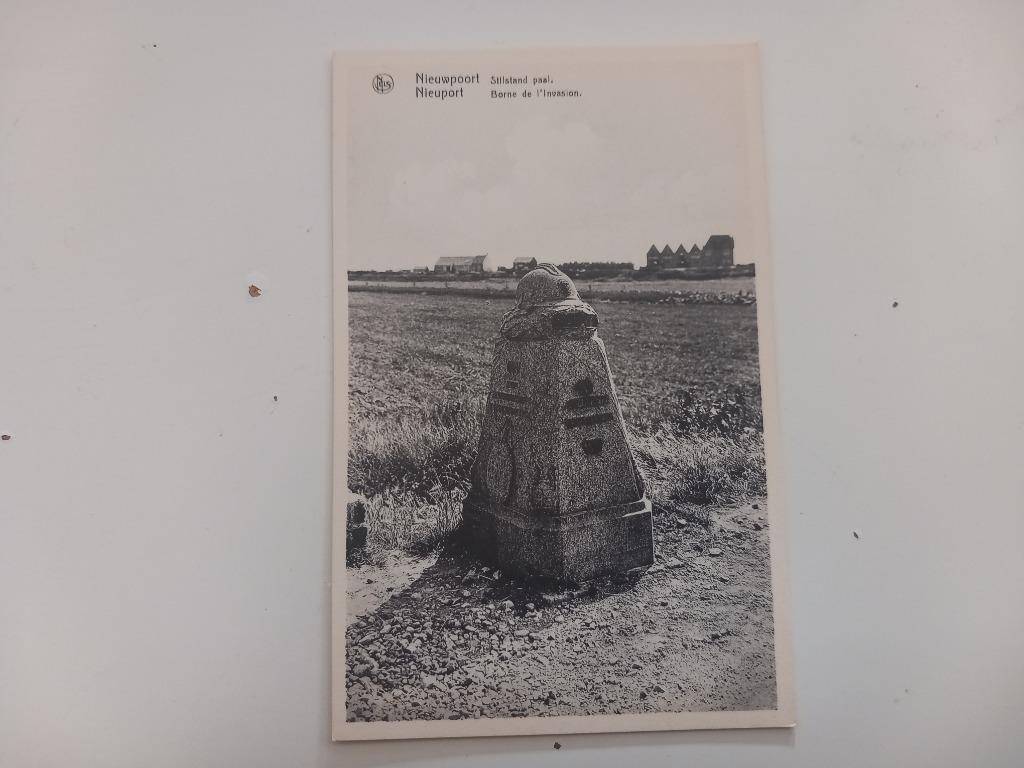 Postkaart Nieuwpoort West-Vlaanderen Oorlog gedenkteken, Verzamelen, Ophalen of Verzenden, Ongelopen, West-Vlaanderen