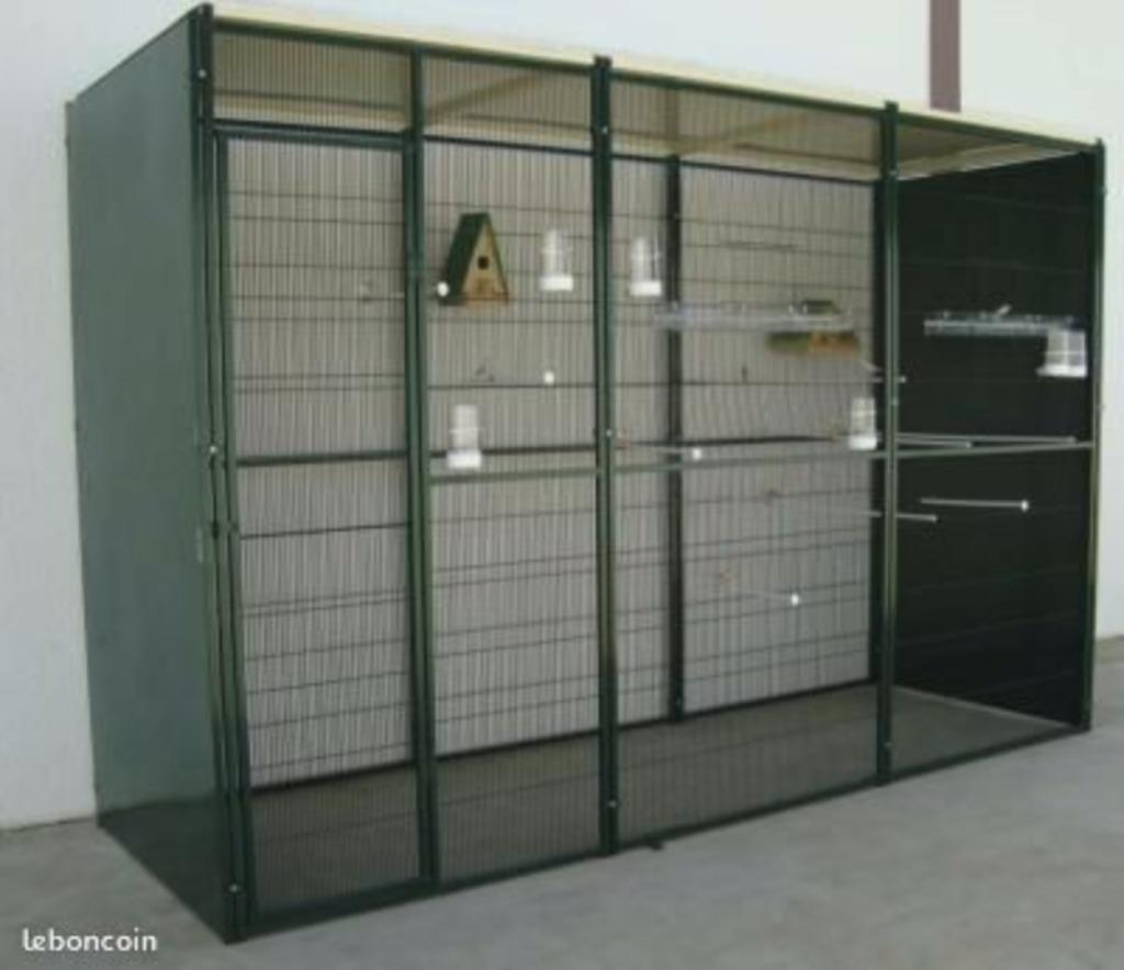 Volière 3x1x2 m CAGE canari mandarin perruche inséparable, Verzenden, Metaal, Volière
