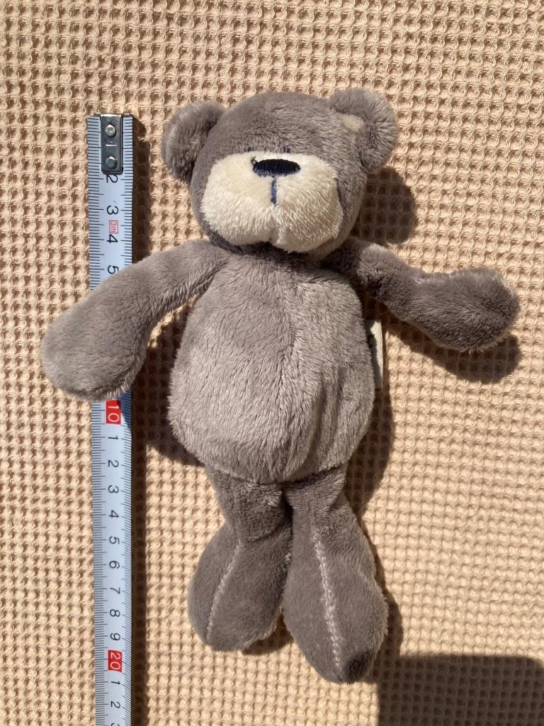 Pericles Knuffel grijze grijs beer 20 cm, Ophalen of Verzenden, Zo goed als nieuw, Beer
