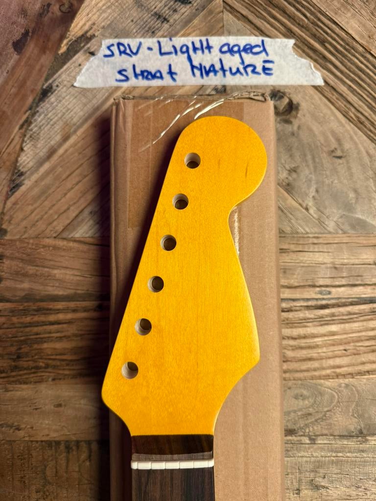 Stratocaster neck SRV-light aged Nature”SRV LIGHT AGED, Verzenden, Nieuw, Elektrische gitaar