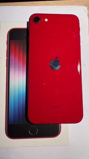 IPhone SE 2022 64GB, Telecommunicatie, Mobiele telefoons | Apple iPhone, Ophalen, Zo goed als nieuw, IPhone SE (2022), Rood