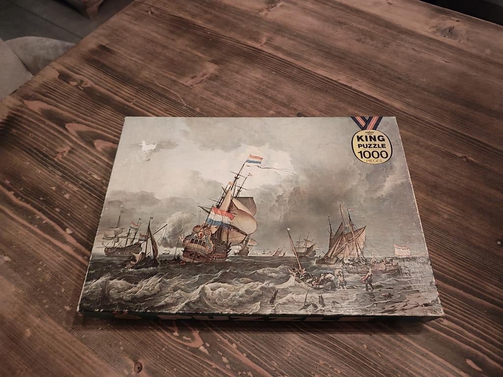 Vintage KING Puzzle 1000 stuks uit de jaren 60, Enlèvement