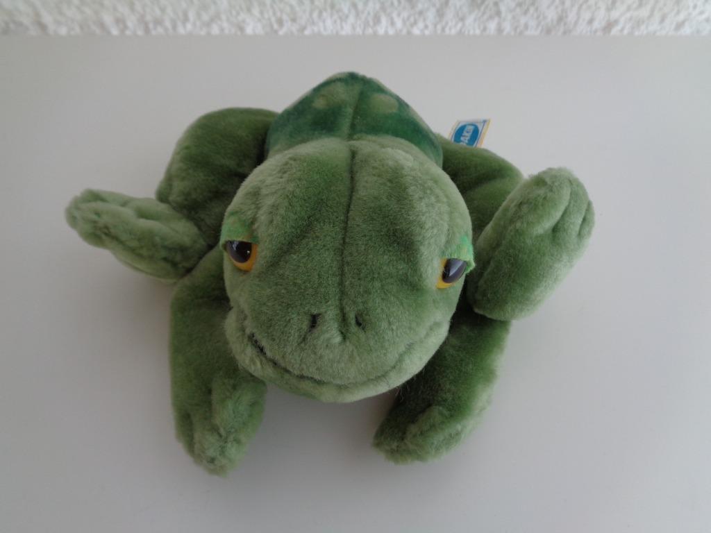 Doudou grenouille verte Dakin San Francisco 1985, Ophalen of Verzenden, Zo goed als nieuw, Kikker