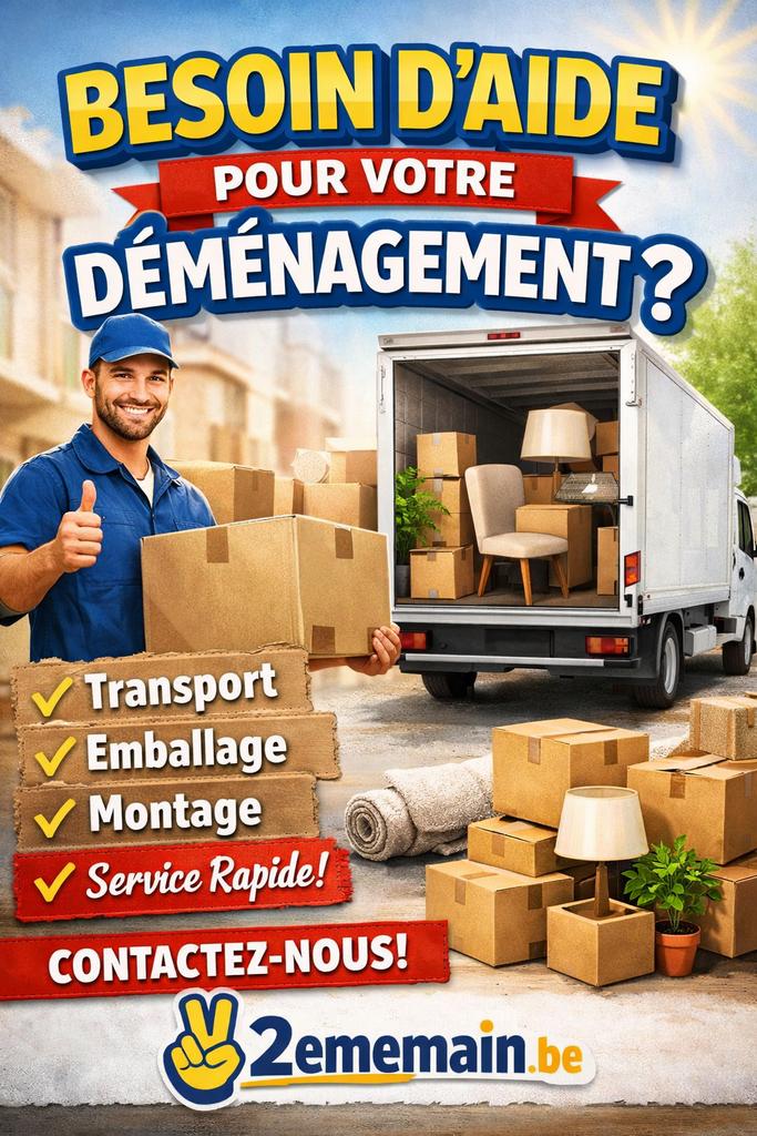 Déménagement Bruxelles / Belgique – Camion + hommes + Lift, Services & Professionnels