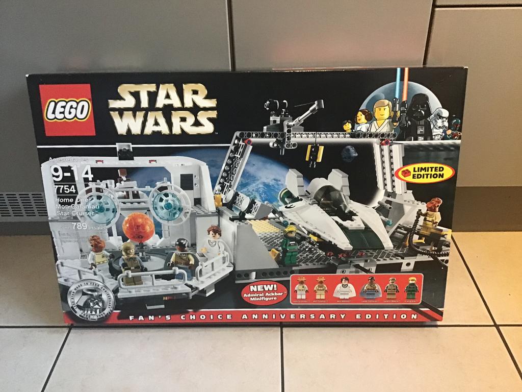 Lego Star Wars set 7754 Home One Mon Calamari Star Cruiser, Kinderen en Baby's, Speelgoed | Duplo en Lego, Ophalen of Verzenden