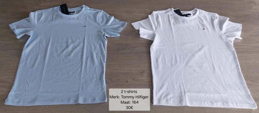 2 T-shirts meisje: Tommy Hilfiger maat 164 (NIEUW + LABEL), Kinderen en Baby's, Kinderkleding | Maat 164, Meisje, Nieuw, Ophalen of Verzenden