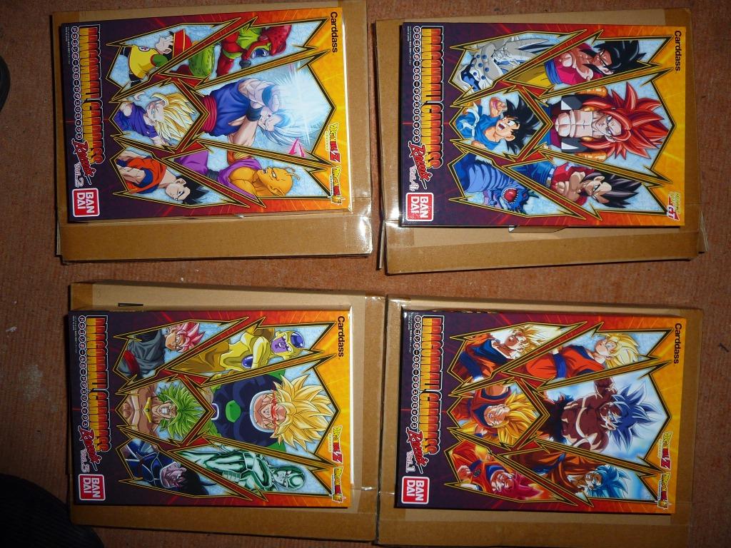 dragon ball carddass remix vol 1-2-3-4 bandai japan neuf, Verzamelen, Speelkaarten, Jokers en Kwartetten, Nieuw, Speelkaart(en)