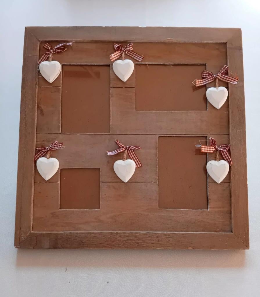 Rustieke ,vierkanten kader  36x36cm, Huis en Inrichting, Ophalen of Verzenden, Gebruikt, Hout