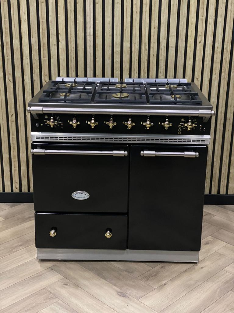 Prachtig Luxe Lacanche Fornuis 90cm 6 pits Gas, Elektronische apparatuur, Ophalen of Verzenden, Zo goed als nieuw, Grill, Elektrisch