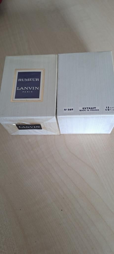 Parfum Lanvin, Enlèvement