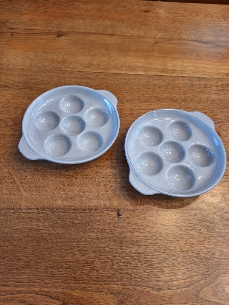 Vintage Melitta schaaltjes voor escargots., Enlèvement ou Envoi, Comme neuf, Céramique