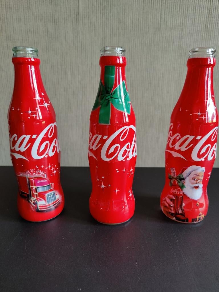 Coca Cola glazen flesjes, Ophalen of Verzenden, Gebruikt
