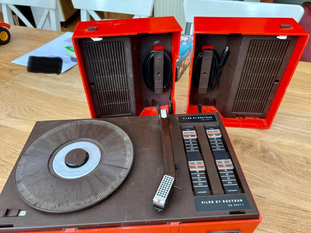 Tourne-disque Thomson ES 3027T vintage, Enlèvement, Utilisé, Tourne-disque, Autres marques