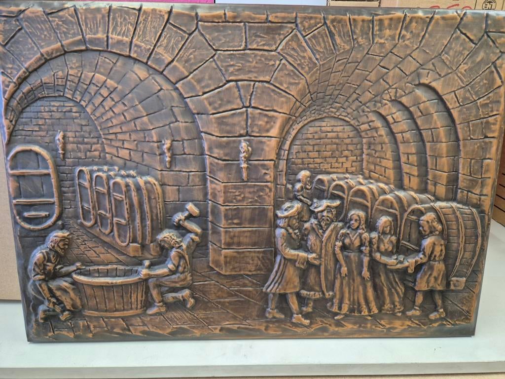 Bronzen wandplaat, Antiek en Kunst, Ophalen