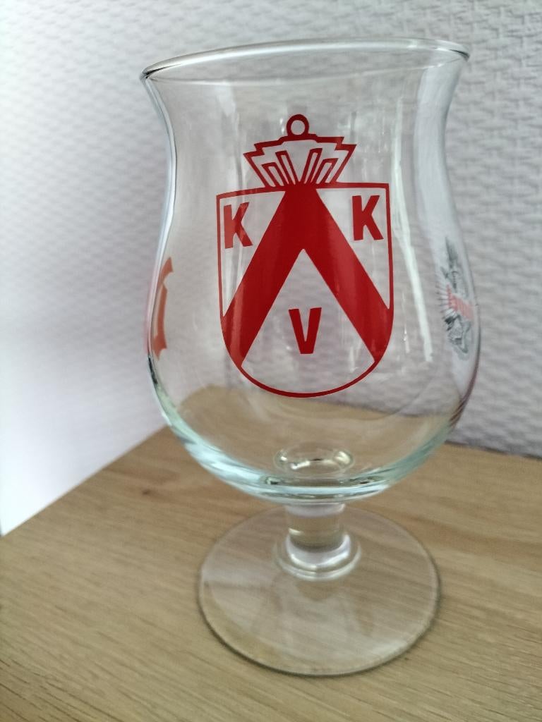 Duvelglas KV Kortrijk, Verzamelen, Ophalen of Verzenden, Nieuw, Glas of Glazen, Duvel