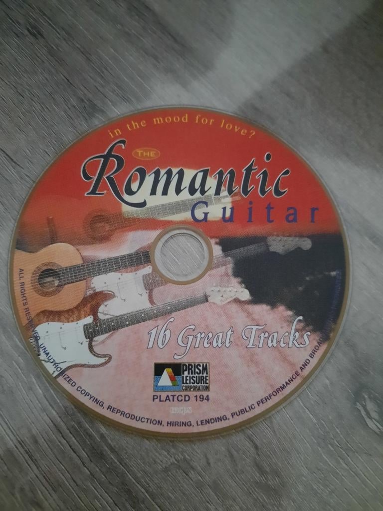 Cd romantic guitar, Cd's en Dvd's, Ophalen of Verzenden, Gebruikt