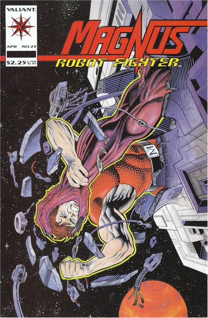 Valiant Comics - Magnus Robot Fighter # 23, Livres, BD | Comics, Utilisé, Comics, Amérique, Enlèvement ou Envoi
