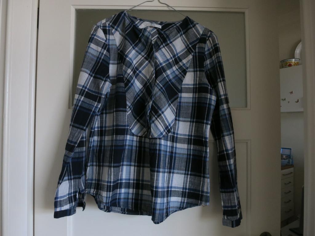 Blouse à carreaux bleu et blanc Esprit neuve TM, Vêtements | Femmes, Neuf, Taille 38/40 (M), Enlèvement ou Envoi, Bleu