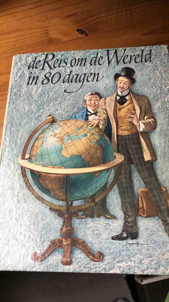 Schateiland - gulliversreizen -de reis om de wereld in 80 da, Boeken, Ophalen of Verzenden, Zo goed als nieuw