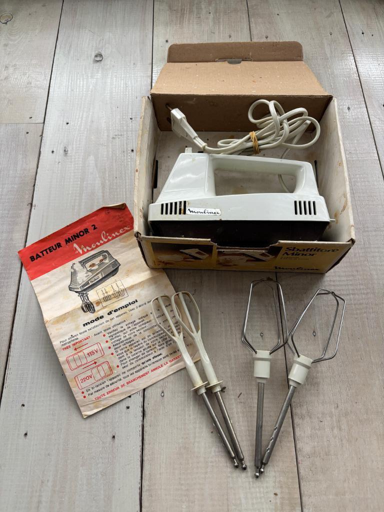 Mixeur & Julienne Moulinex VINTAGE, Ophalen of Verzenden, Gebruikt