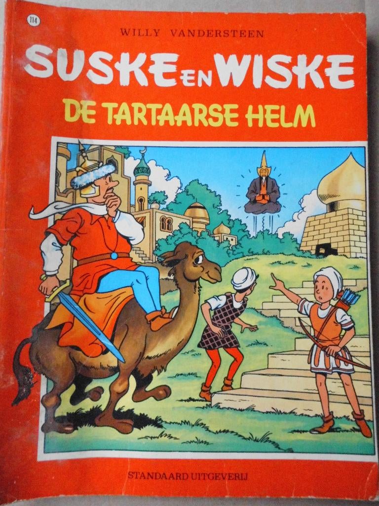 Suske en Wiske - De Tartaarse Helm, Gelezen, Willy Vandersteen, Eén stripboek, Ophalen of Verzenden