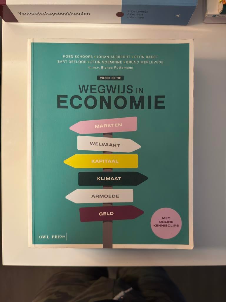 Wegwijs in economie, Boeken, Economie, Management en Marketing, Ophalen of Verzenden