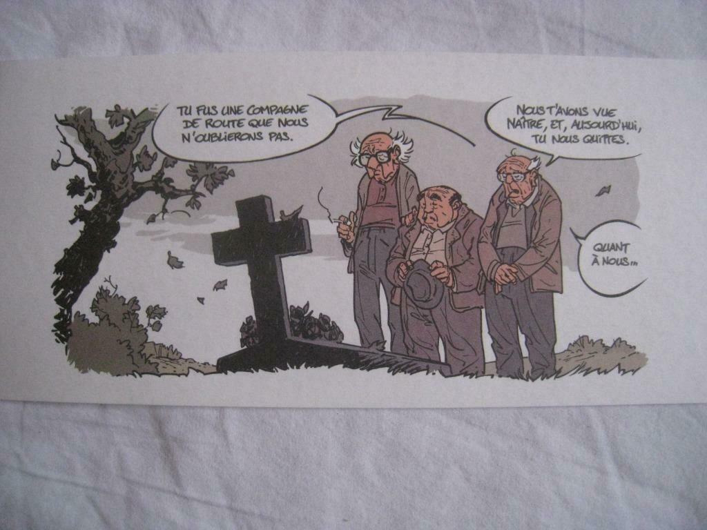 WENSKAART DE OUDE MEUBELS CAUUET ONVOORSPELDE TEKENING, Eén stripboek, Zo goed als nieuw, CAUUET, Ophalen of Verzenden