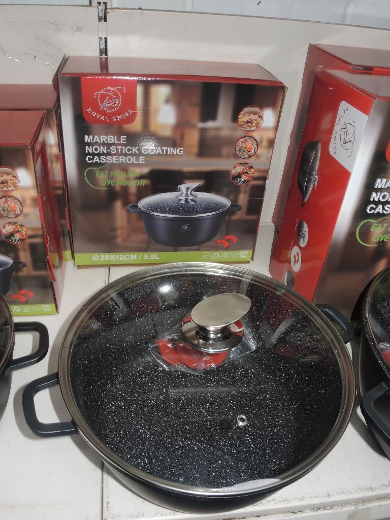 No stick kook-braadpan 28 cm nieuw!, Huis en Inrichting, Keuken | Potten en Pannen, Q, Ophalen of Verzenden, @, Rs