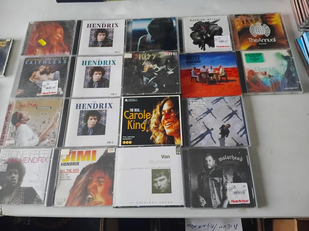 18 cd's van Joplin tot Motorhead, Ophalen