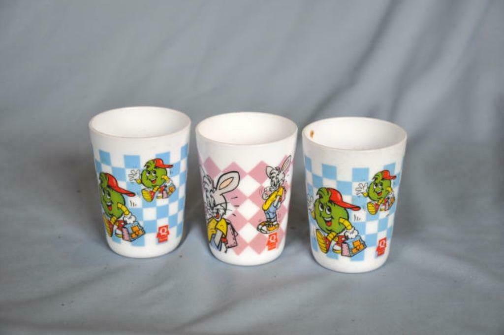 §3 verres arcopal quick, Collections, Verres & Petits Verres, Enlèvement ou Envoi, Utilisé, Verre à eau