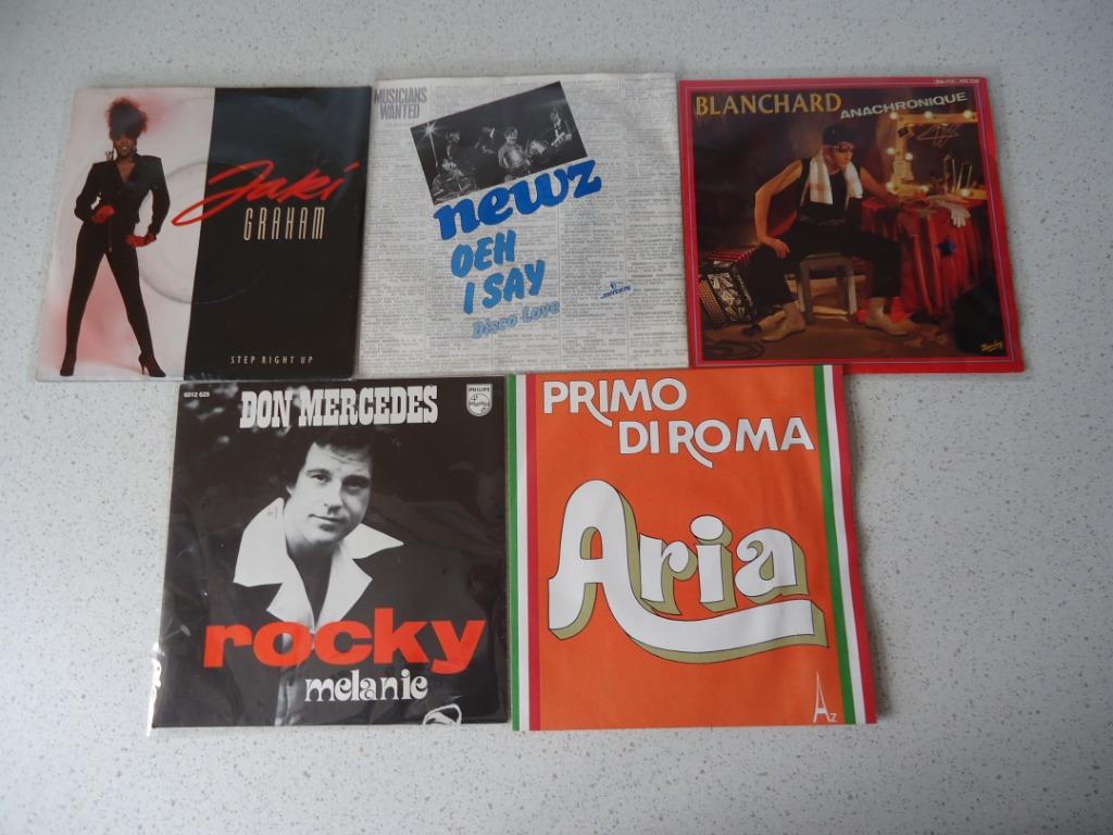Part 188 van 5 Singles "Jacki Graham, Newz, Blanchard,, Cd's en Dvd's, Gebruikt, 7 inch, Single, Ophalen of Verzenden