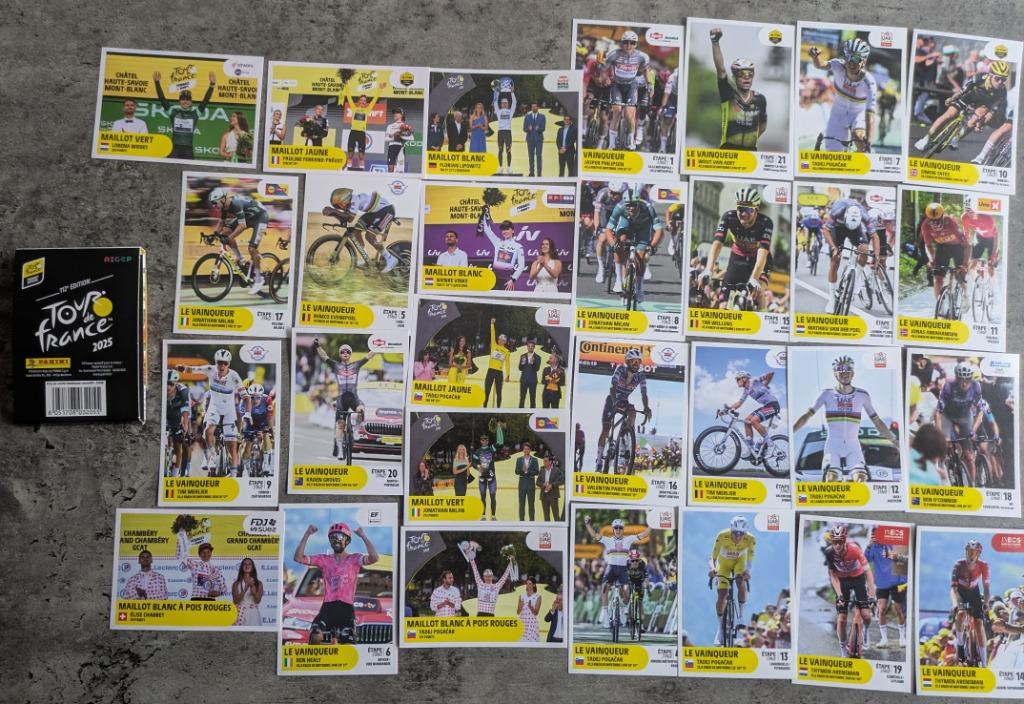 PANINI TOUR DE FRANCE 2025 UPDATE SET !!! 29 stickers NIEUW, Hobby en Vrije tijd, Verzenden, Nieuw