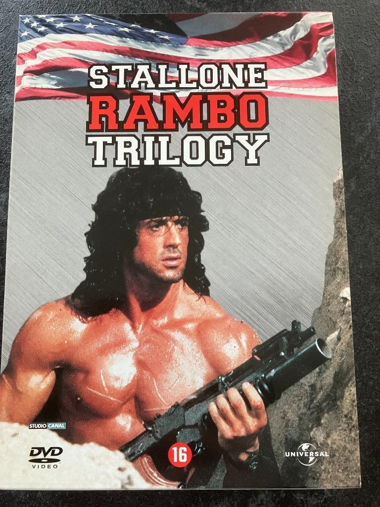 Rambo Trilogy Box DVD, Vanaf 16 jaar, Ophalen of Verzenden, Zo goed als nieuw, Actie