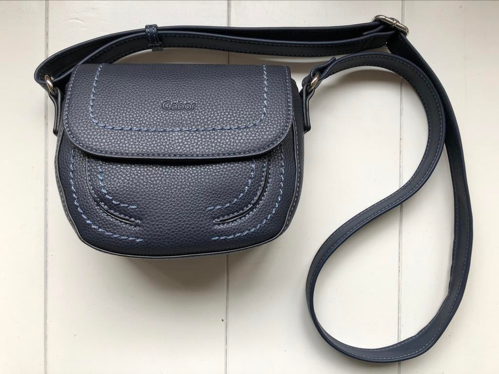 nieuwe handtas Gabor donkerblauw, Handtassen en Accessoires, Tassen | Damestassen, Ophalen of Verzenden, Nieuw, Blauw, Handtas