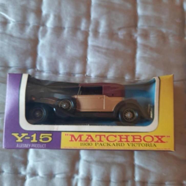 MATCHBOX Y15 MOYY*1/43*PACKARD VICTORIA 1930, Ophalen, Zo goed als nieuw, Auto, Matchbox