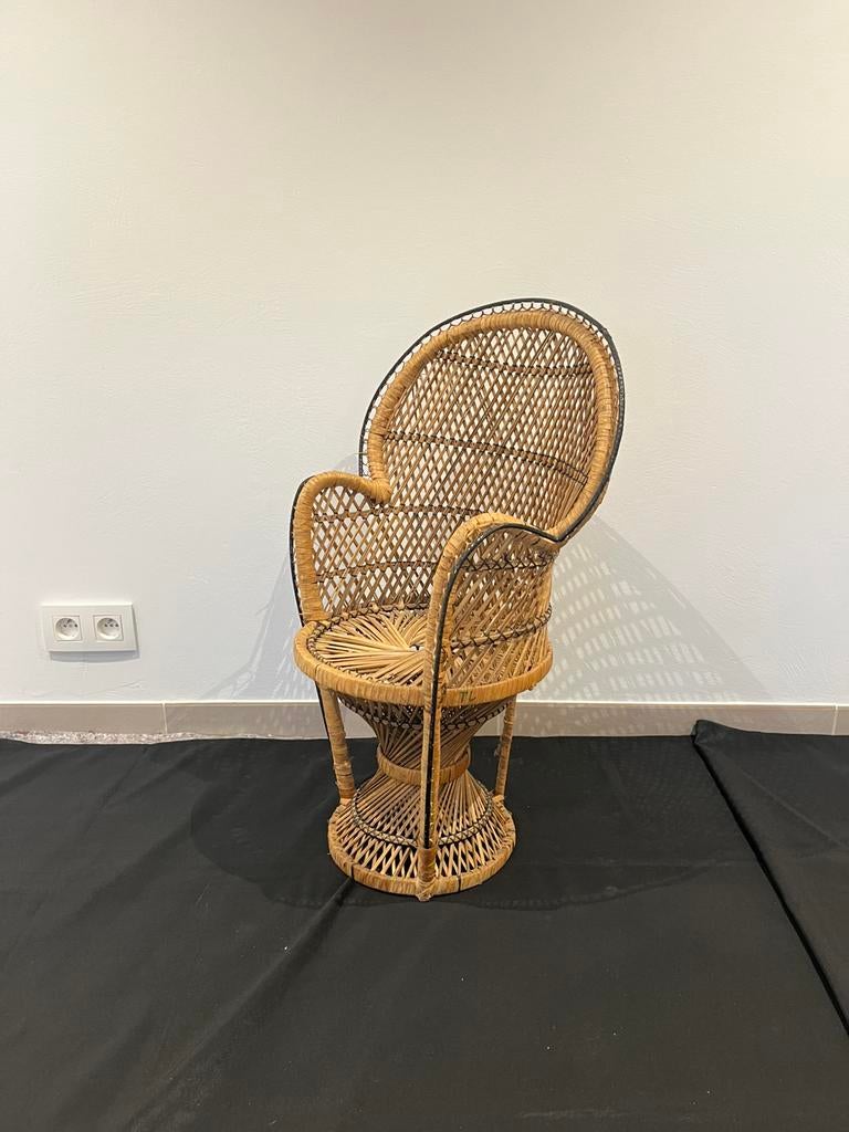 Fauteuil vintage en forme de paon, Enlèvement