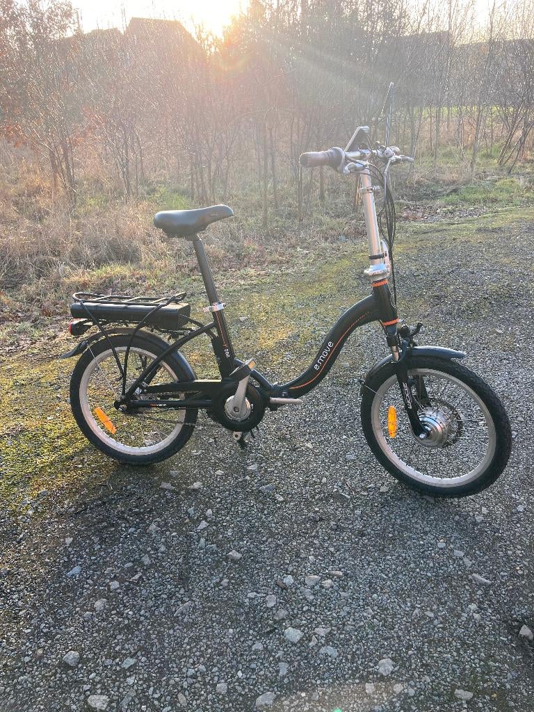 E-move F200 plooifiets met garantie, Vélos & Vélomoteurs, Vélos | Vélos pliables, Utilisé, Femmes, 18 à 20 pouces, Totalement pliable