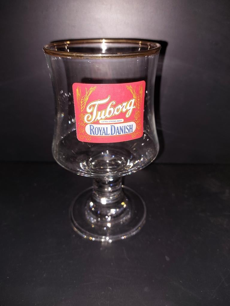 Verre à bière danois Old Tuborg Royal, Enlèvement ou Envoi, Comme neuf, Verre à bière