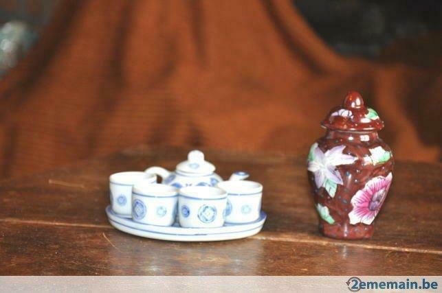 2 chinoiserie decorative de vitrine, Antiquités & Art, Curiosités & Brocante, Enlèvement