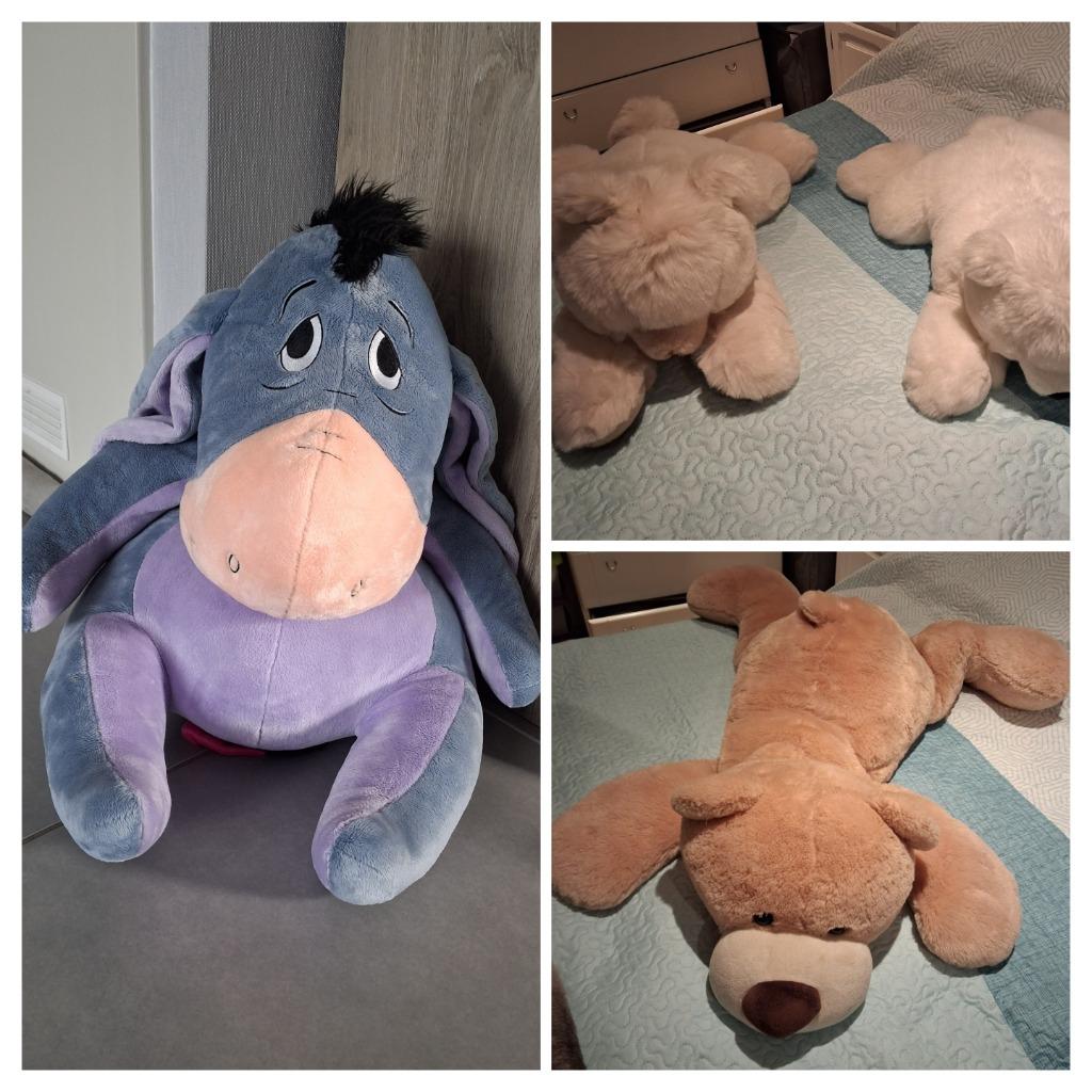 grote knuffels / hond / eyore / winnie the pooh / tijgertje, Kinderen en Baby's, Ophalen of Verzenden, Zo goed als nieuw, Beer