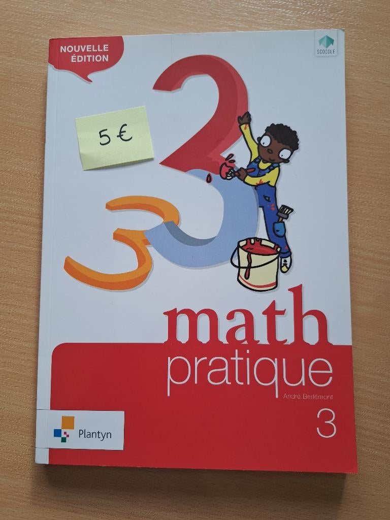 Math pratique 3 - Manuel scolaire math, Livres, Livres scolaires, Neuf, Mathématiques A, Primaire, Enlèvement