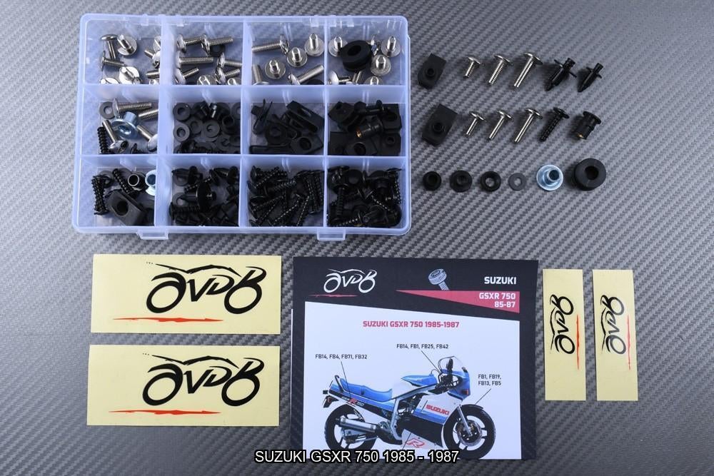 Kuip bouten set voor SUZUKI GSXR 750 1985 - 1987, Motoren, Ophalen of Verzenden, Nieuw