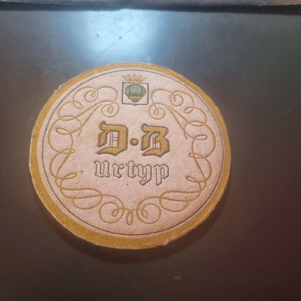 Sous Bock D.B Urtyp (modèle 3), Enlèvement ou Envoi, Utilisé, Sous-bock, Autres marques