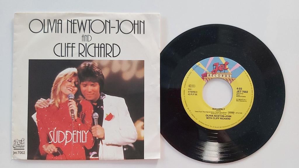 Olivia Newton-John & Cliff Richard - Plotseling, Ophalen of Verzenden, Zo goed als nieuw