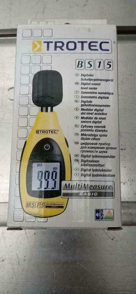 Trotec digitale geluidsmeter/ decibel meter, Ophalen, Nieuw, Geluid