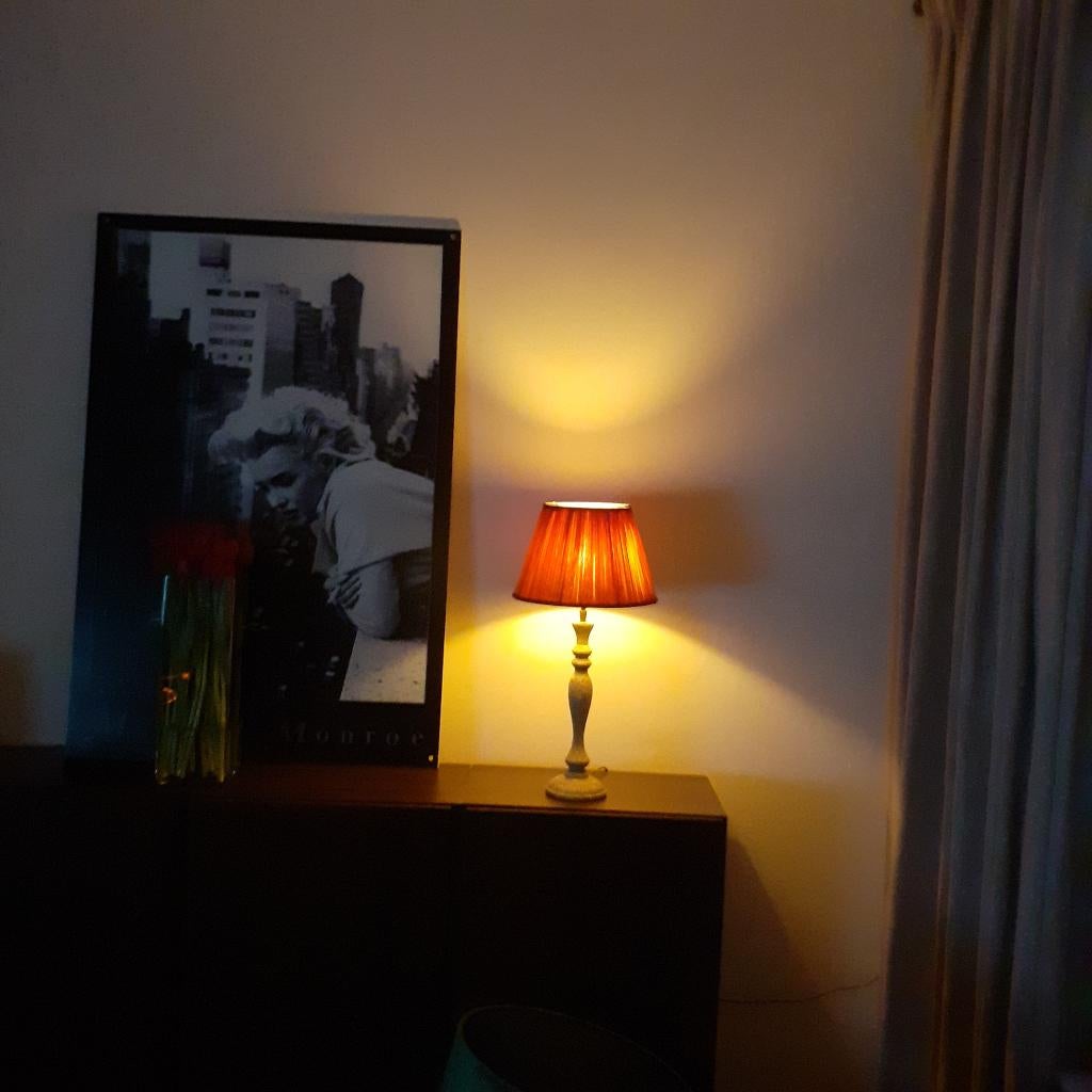 Landelijke tafellamp, Moins de 50 cm, Enlèvement ou Envoi, Comme neuf, Landelijk